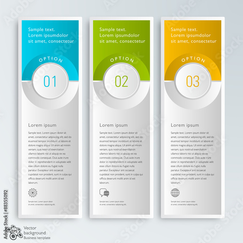 Infographics Web Banner & Label Design