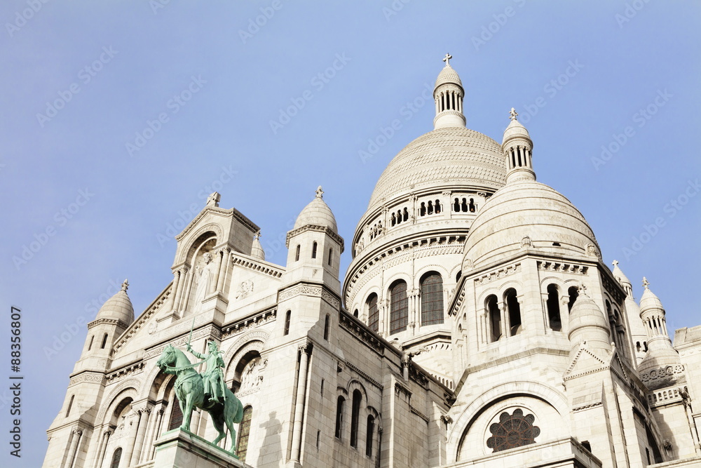 Basilica of Sacre Coeur, Montmartre, Paris, Ile de France, France Basilica of Sacre Coeur, Montmartre, Paris, Ile de France, France
