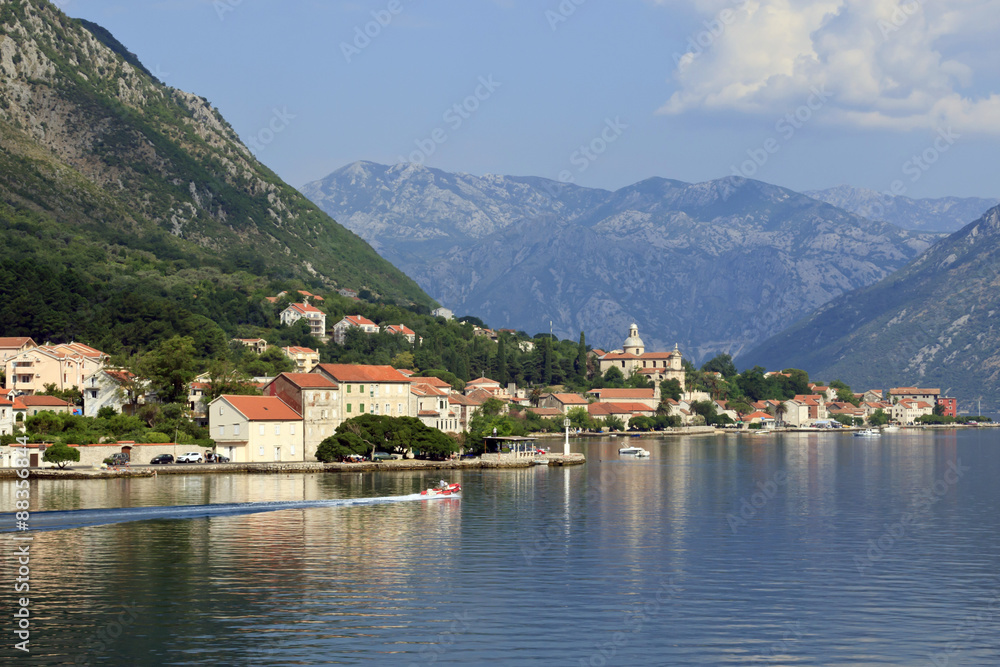 Village, Bay of Kotor, Montenegro Village, Bay of Kotor, Montenegro