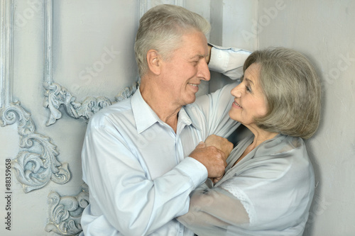Happy smiling old couple © aletia2011