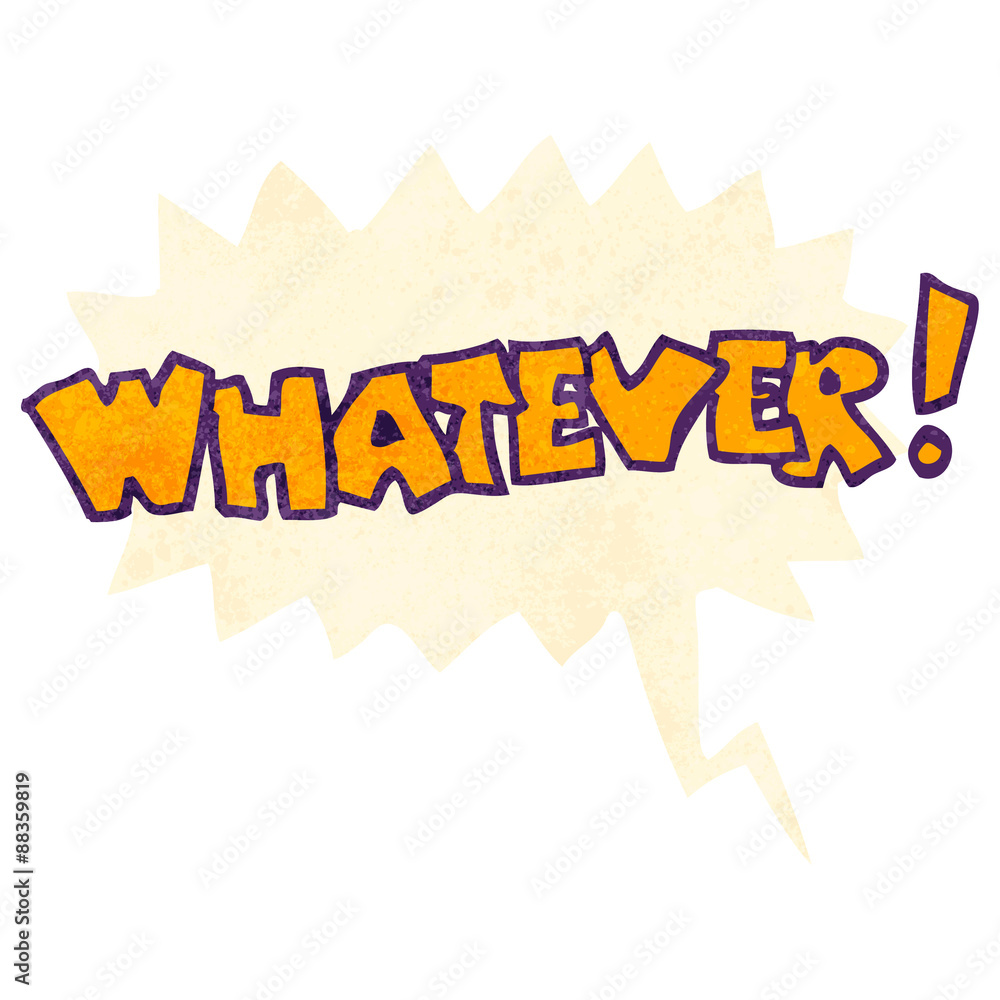 Fototapeta premium retro cartoon comic book whatever shout