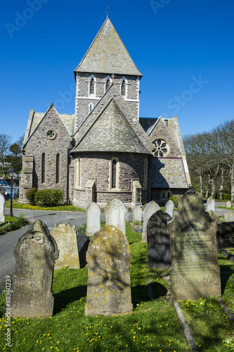 The church of St. Anne, Alderney, Channel Islands  photo