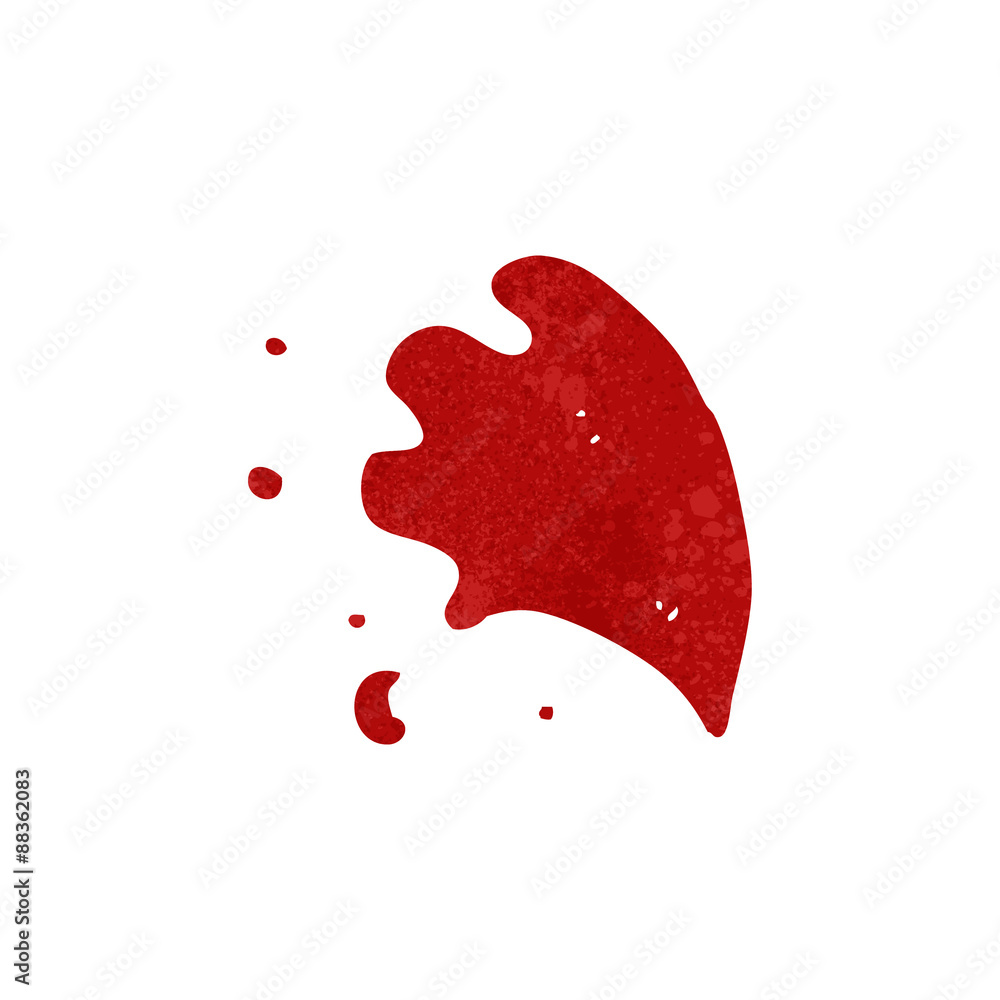 retro cartoon blood splatter Stock Vector | Adobe Stock