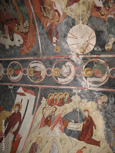 Иконы и фрески монастыря в Гелати. Кутаиси. Грузия.