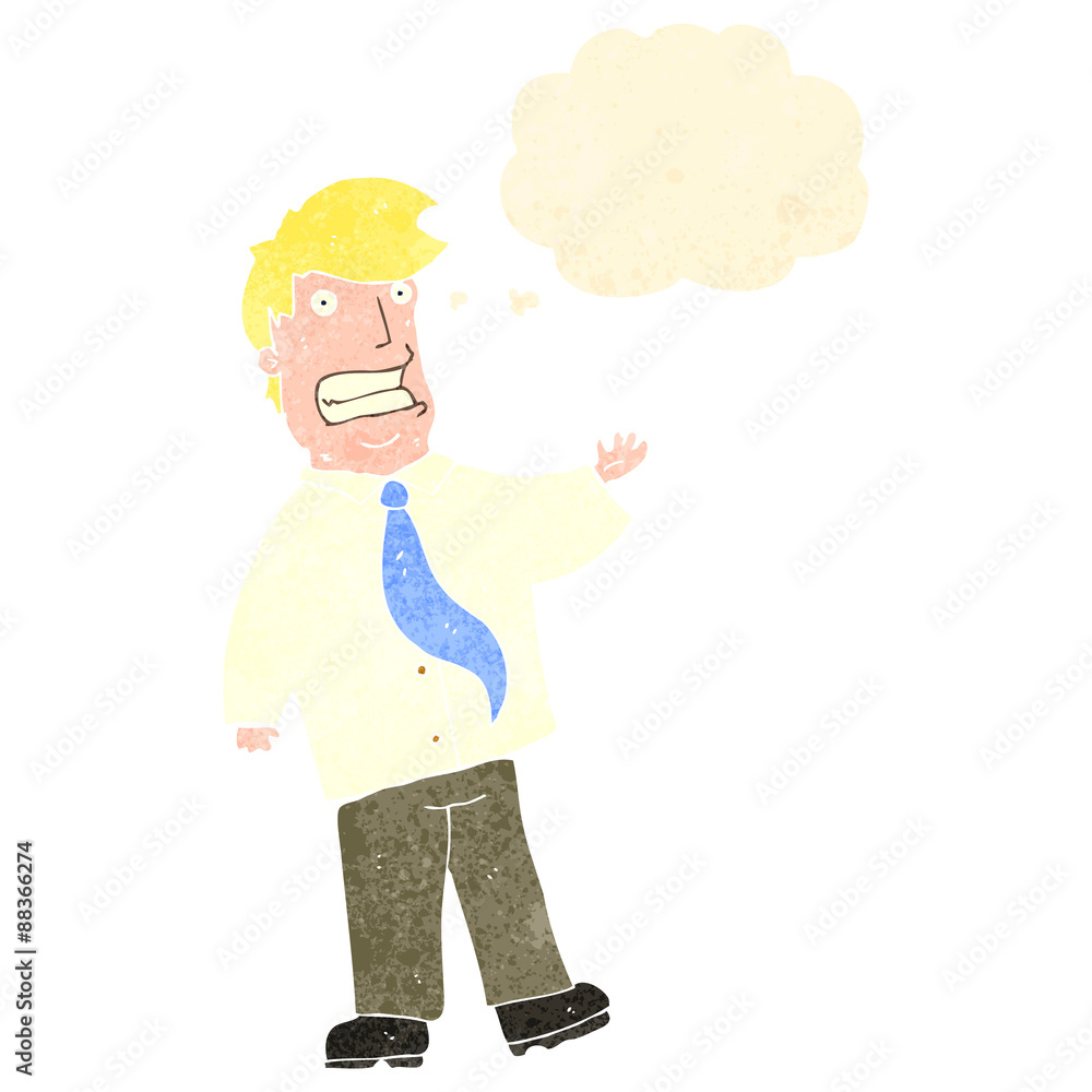 retro cartoon salesman retro cartoon salesman