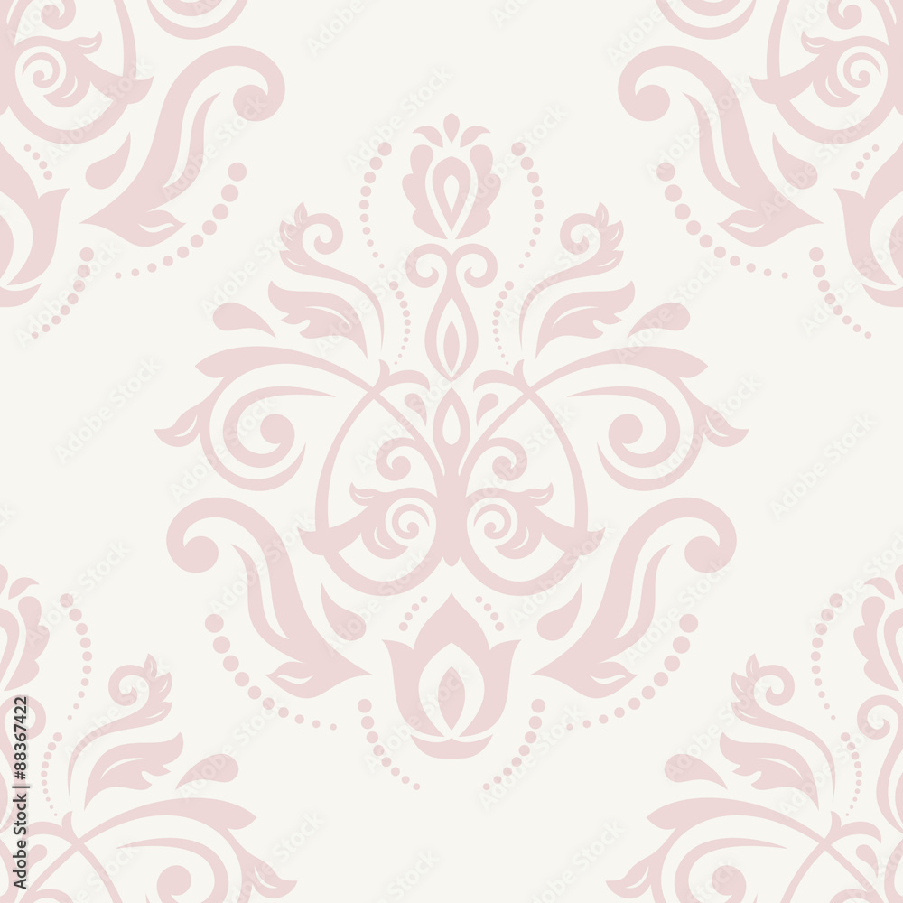 Damask Seamless Vector Pattern