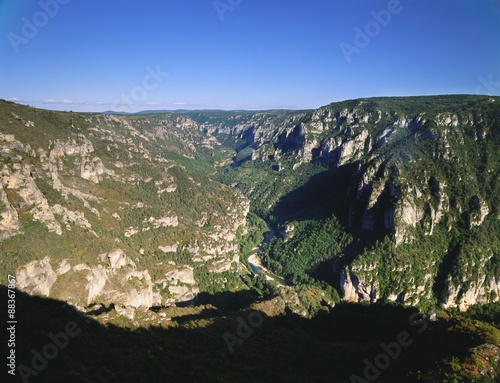 Valley in Lozere, Languedoc-Roussillon, France photo