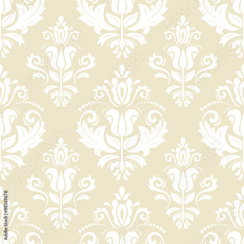 Damask Seamless Vector Pattern