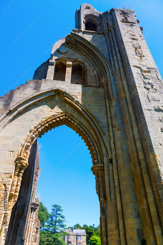 Glastonbury Abbey in Glastonbury, England