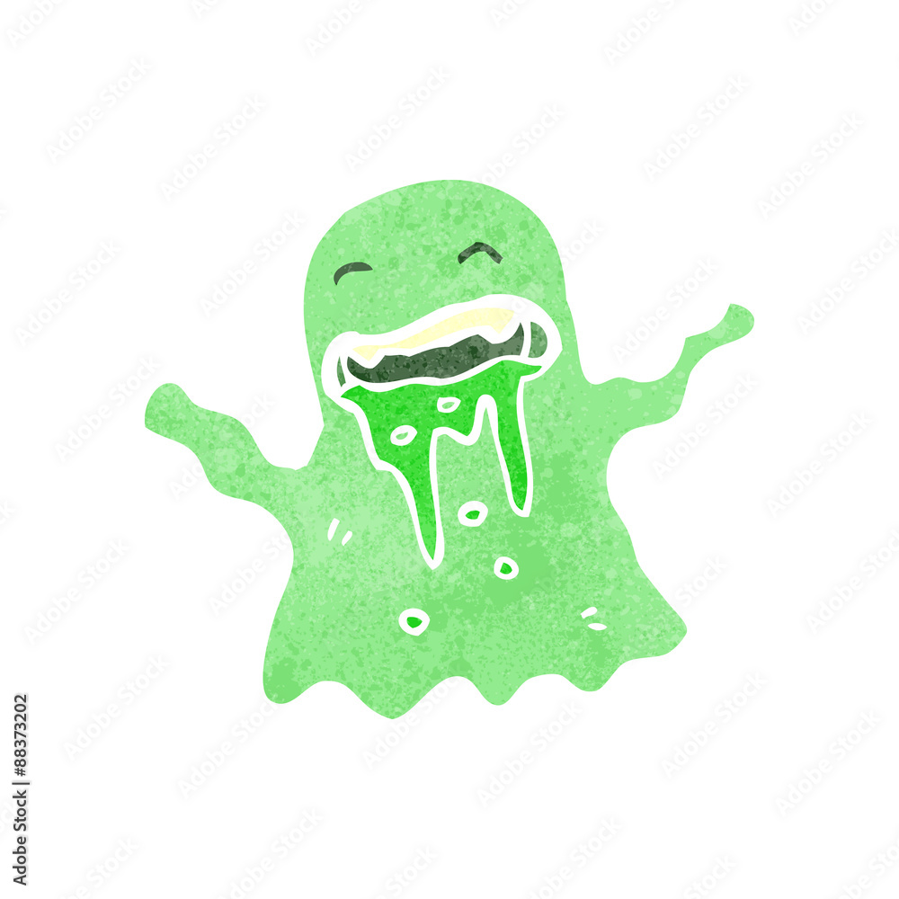 Fototapeta premium retro cartoon ghost