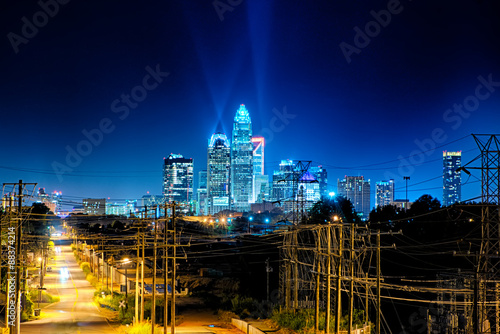 Photos charlotte north carolina skyline at night