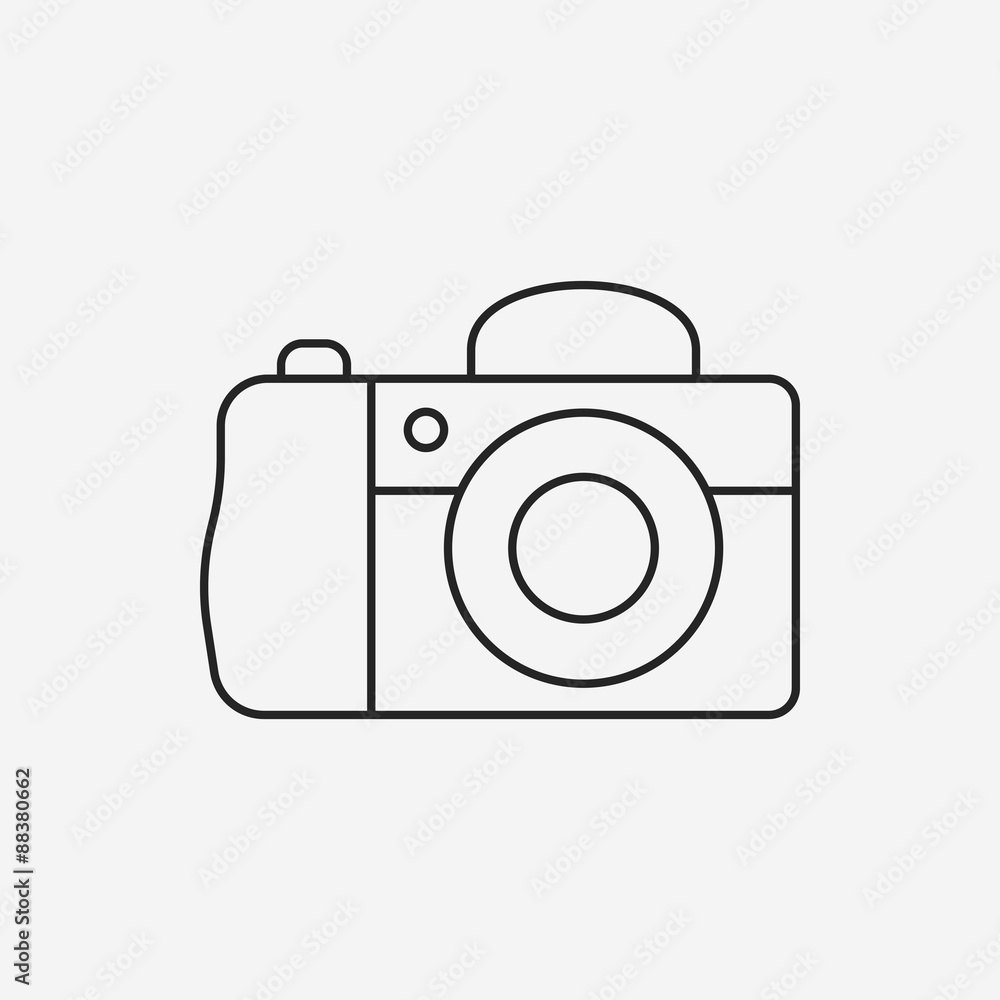 camera line icon camera line icon
