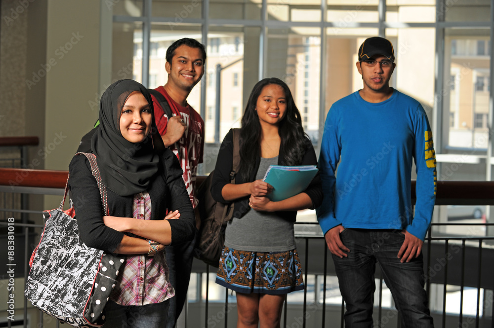 Fototapeta premium Group of Diverse Students