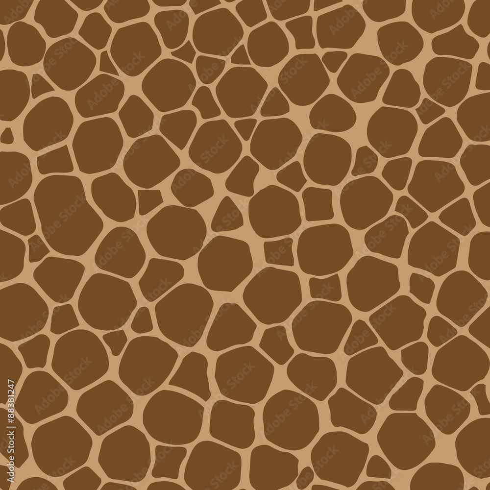 Giraffe fur pattern Giraffe fur pattern