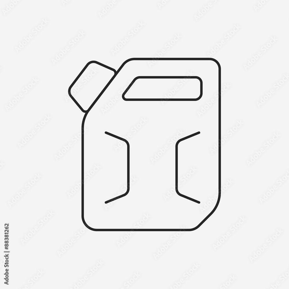 gasoline line icon gasoline line icon
