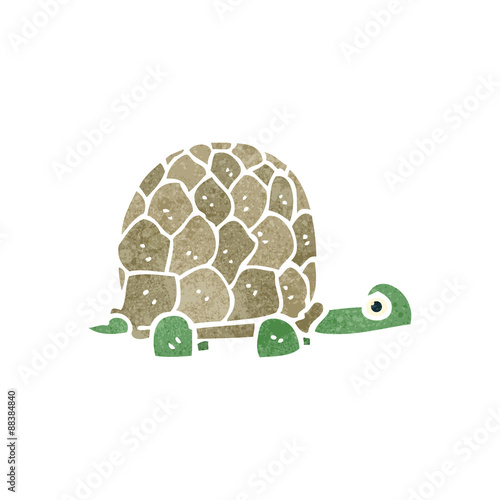 retro cartoon tortoise