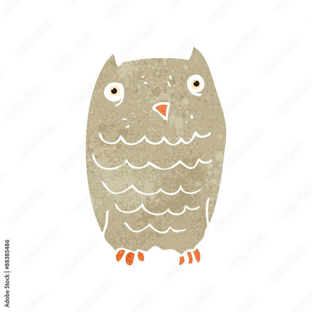 retro cartoon owl retro cartoon owl