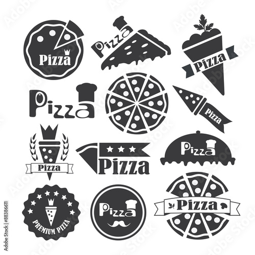 Pizza logos