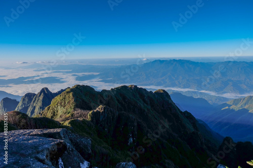 view of clouds from high mountain © khlongwangchao