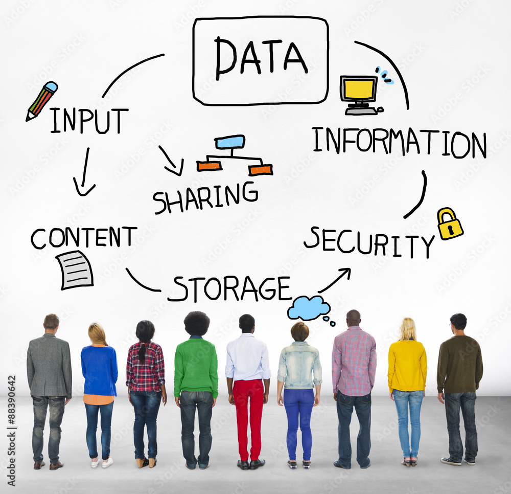 Data Analysis Storage Information Concept Data Analysis Storage Information Concept