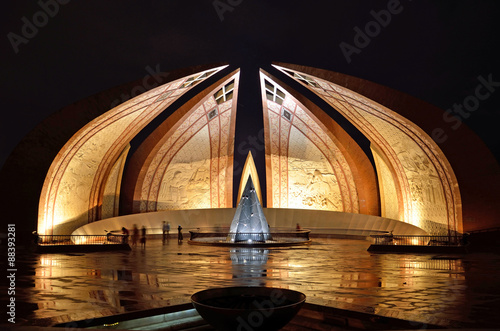 Pakistan Monument in Islamabad photo