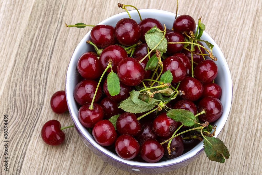 Cherry in the bowl