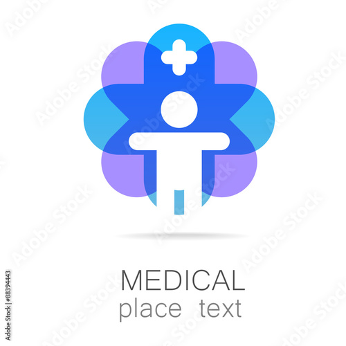 medical cross template logo