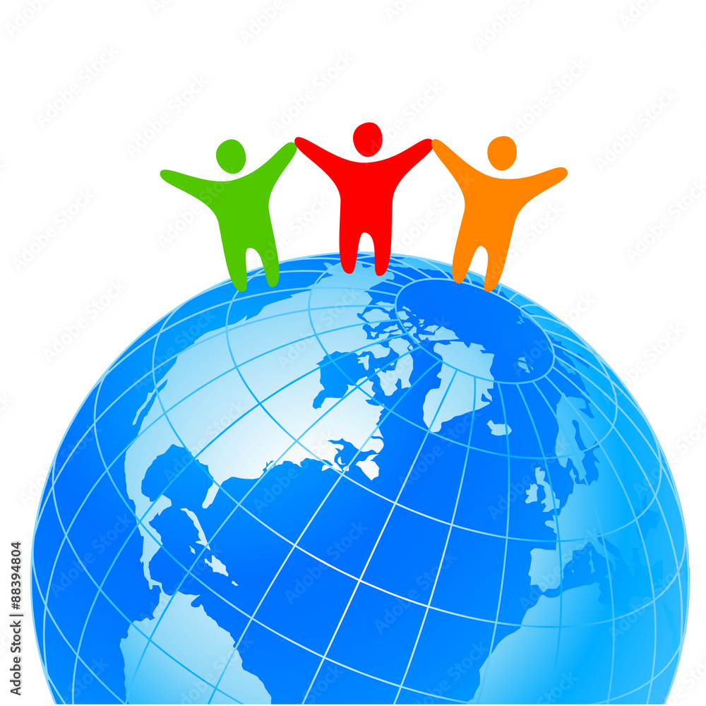 people global world template people global world template