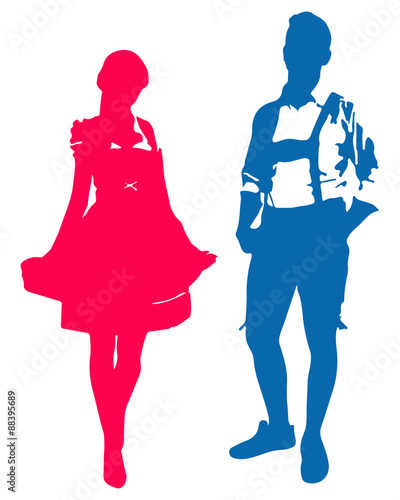 Oktoberfest | Silhouette | Dirndl & Lederhose