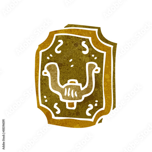 retro cartoon door knocker