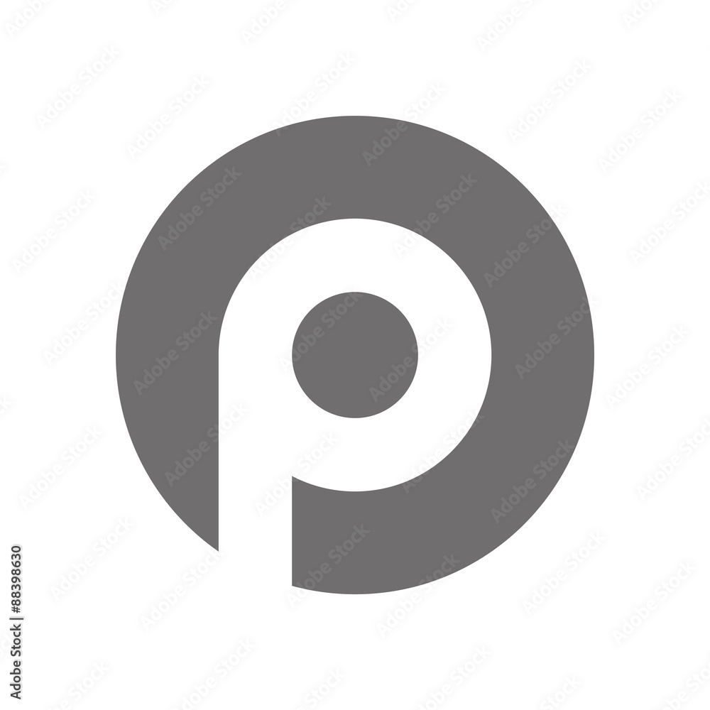 Letter P Logo Concept Icon. Vector Letter P Logo Concept Icon. Vector