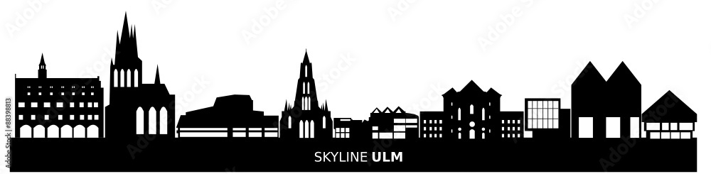 Obraz premium Skyline Ulm