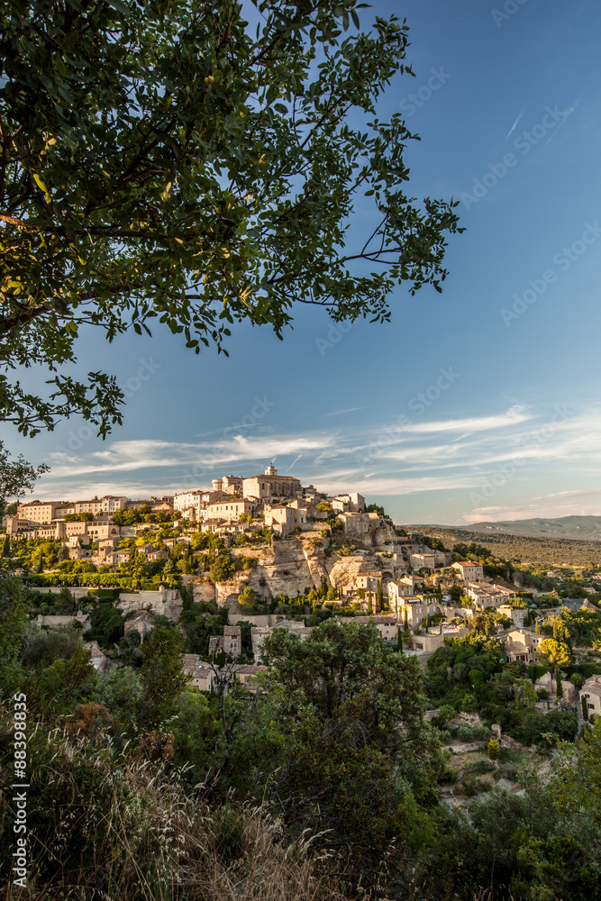 View of Gordes - one of the most beautiful villages in France.