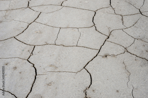 Abstract pattern of cracks in the earth (natural background)
