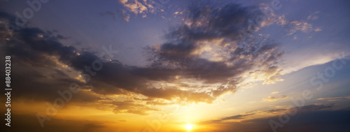 evening sky background.