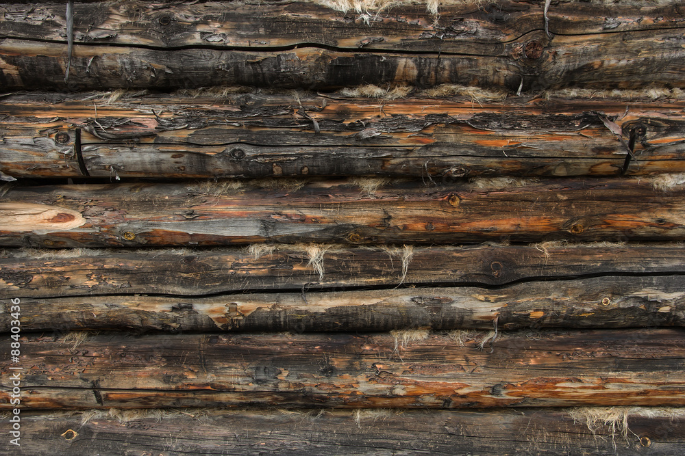wall made of logs wall made of logs