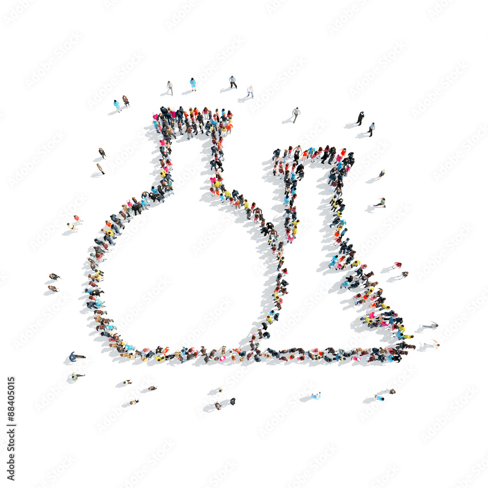 people in the shape of bulb people in the shape of bulb