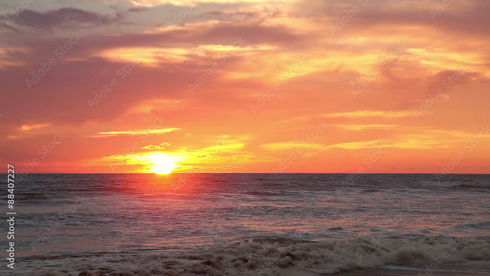 Sunset on the ocean Sunset on the ocean