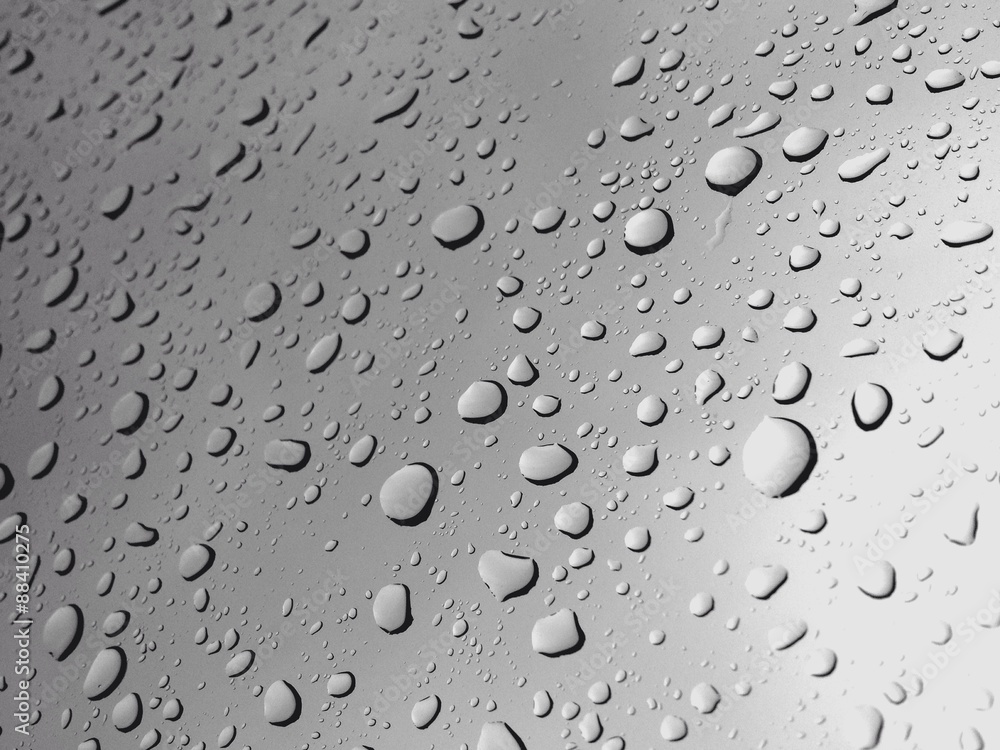 waterdrops on glass waterdrops on glass