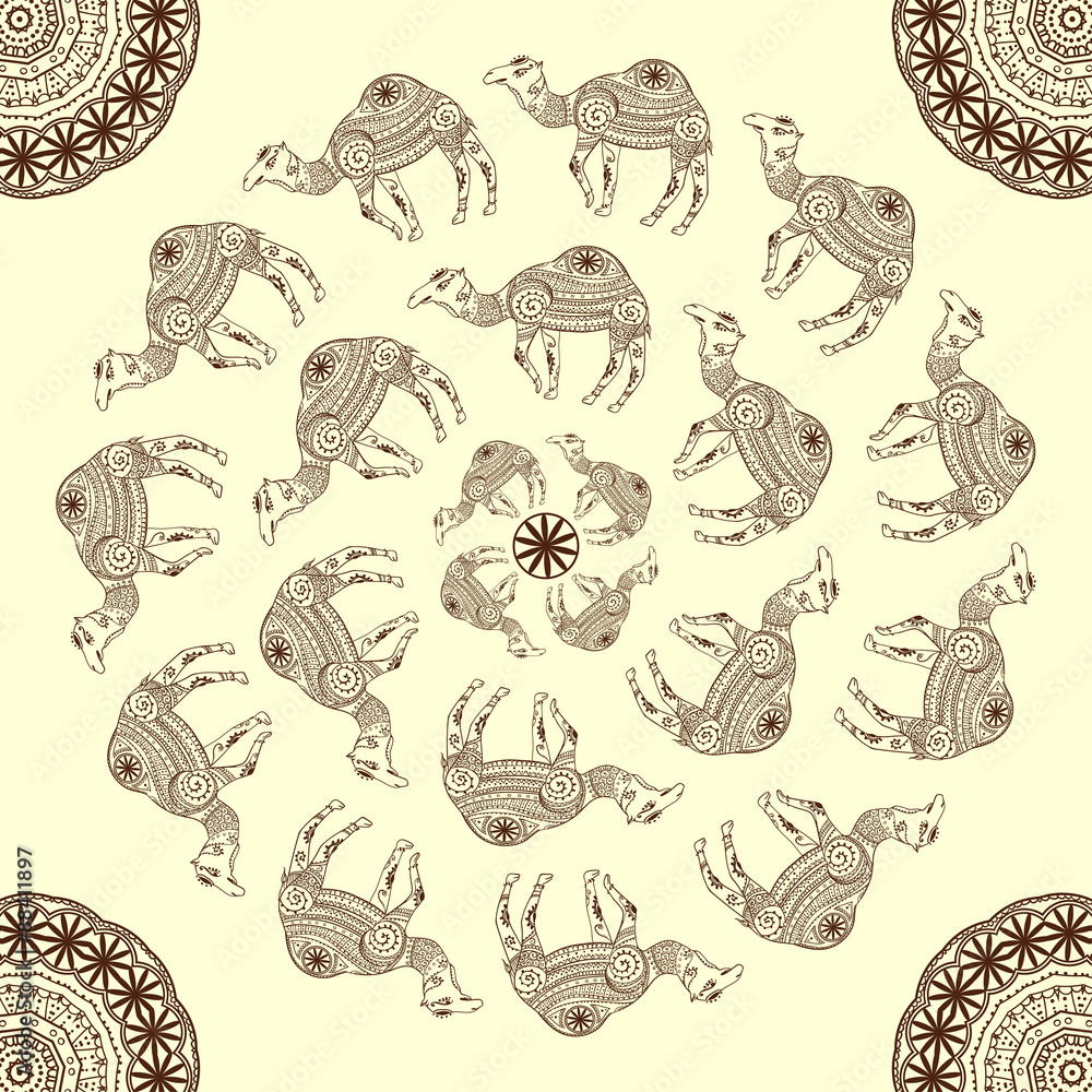 Camel Hand drawn Camel Hand drawn