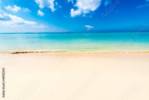 Beautiful sea and the white beach, Okinawa, Japan © dreamsky