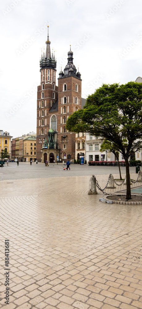 Naklejka premium Kraków Kościół Mariacki