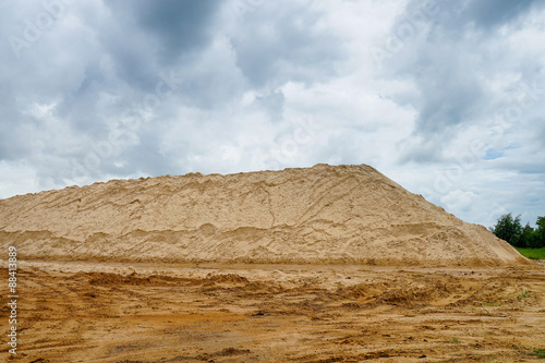 construction sand pile