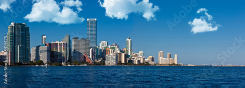 View of the Miami skyline