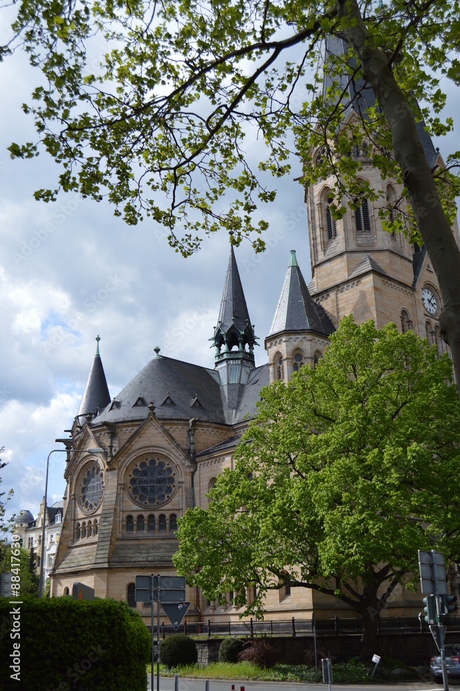 Obraz premium Ringkirche, Wiesbaden