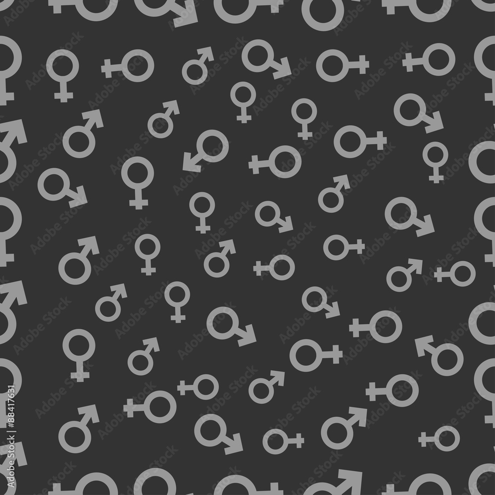 seamless pattern with Gender