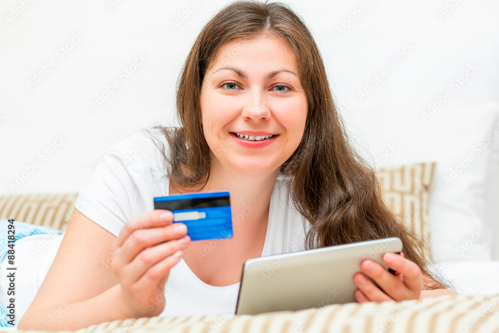beautiful girl have lot of money on a credit card beautiful girl have lot of money on a credit card