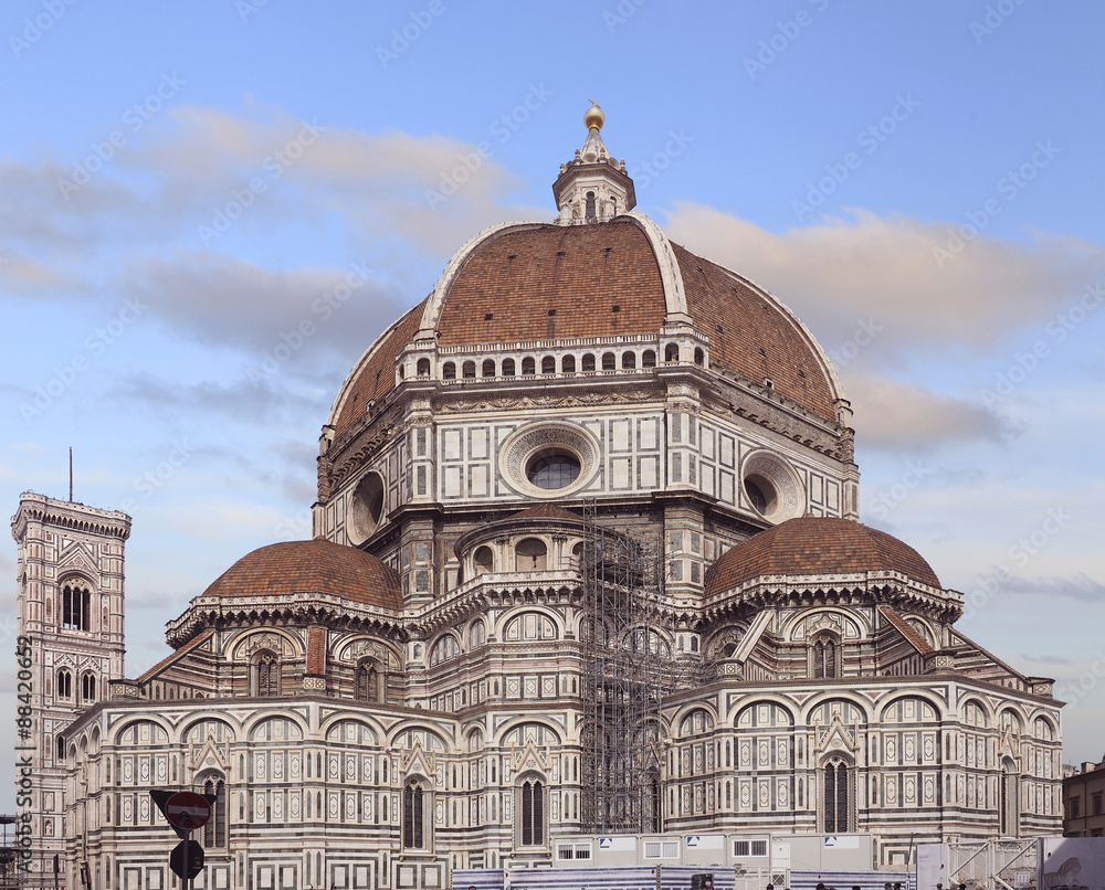 Basilica di Santa Mria del Fiore or Duomo in Florence, Italy