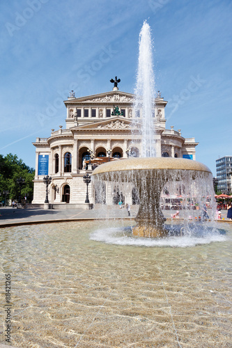 Deutschland, Hessen, Frankfurt am Main, Ansicht der Brunnen und