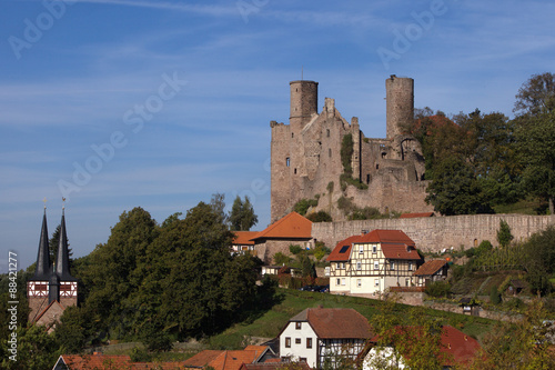 Burg Hanstein in Thüringen ( Deutschland) photo